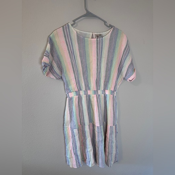 Anthropologie Dolan Left Coast Collection Short Sleeve Striped mini Dress small - Picture 4 of 10